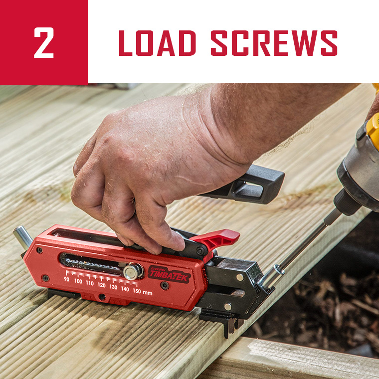 Decking Jig Guide - load screws